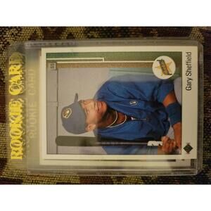 GARY SHEFFIELD 1989 Upper Deck Star Rookie Rc #13 Milwaukee Brewers